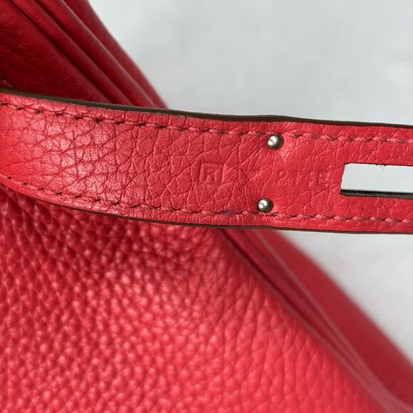 Hermes Birkin 30 Rose Jaipur Stamp square R (2014) with COA and dust bag - Picture 13 of 16